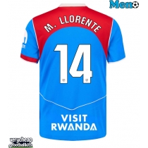 Atletico Madrid Marcos Llorente #14 Replica Third Shirt 2025-26 Short Sleeve